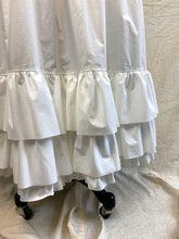 Load image into Gallery viewer, Ruffled Petticoat in Ivory Crisp Cotton
