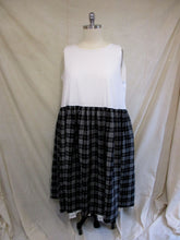 Load image into Gallery viewer, Jones Slip Skirt in Black and White Check
