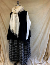 Load image into Gallery viewer, Relaxed Layering Vest Top in Dusty Black Antique Washed Linen
