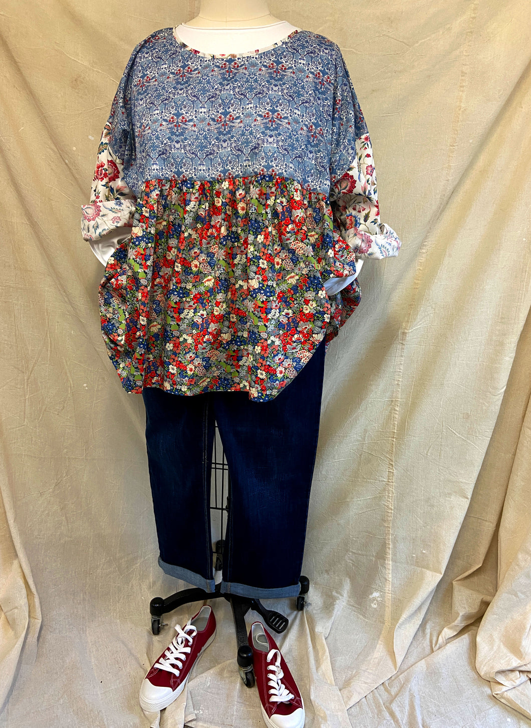 New Anna Top in Liberty Tana Lawn Mix