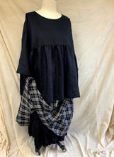 Load image into Gallery viewer, Jones Slip Skirt in Black and White Check
