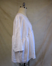 Load image into Gallery viewer, New Anna Top in White Antique Wash Linen
